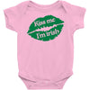 kiss me i am irish Baby Onesie