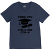 Thank You Ctrl+C And Ctrl+V V-Neck Tee