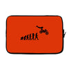 evolution of a biker dirt bike mx motocross t shirt men Laptop sleeve