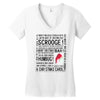 scrooge Women's V-Neck T-Shirt