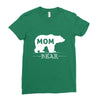 mommy bear Ladies Fitted T-Shirt