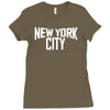 new york city ringer Ladies Fitted T-Shirt