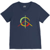 peace simbol V-Neck Tee