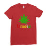 is smoke Ladies Fitted T-Shirt