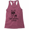 no drama llama Racerback Tank