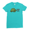 normal ass turtle Ladies Fitted T-Shirt