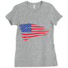 united states of america Ladies Fitted T-Shirt