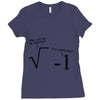 be together it's complicated math Ladies Fitted T-Shirt