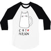 cat love person! 3/4 Sleeve Shirt