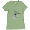 12. please pull this 012 Ladies Fitted T-Shirt