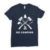 Go Camping Ladies Fitted T-Shirt