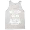 Super Cool Papaw Of A Freaking Awesome Grandson Tank Top