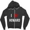 i heart howard Zipper Hoodie