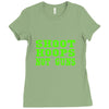 shoot hoops not guns Ladies Fitted T-Shirt