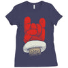 christmas rocks Ladies Fitted T-Shirt