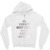 i can't keep calm because i have anxiety Zipper Hoodie