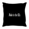 made in the 60's Throw Pillow