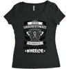 Never Underestimate The Strength Of A Carcinoid Cancer Warrior Women's Triblend Scoop T-shirt