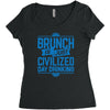 brunch day drinking Women's Triblend Scoop T-shirt