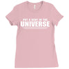 Put A Dent In The Universe Ladies Fitted T-Shirt