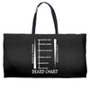 beard length chart Weekender Totes