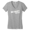 obey gravity it's the law Women's V-Neck T-Shirt