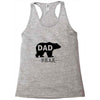 dad bear Racerback Tank