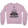 I Am Music Actually In A Very Commited Relationship Crewneck Sweatshirt