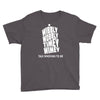 wibbly wobbly timey wimey talk whovian to me Youth Tee