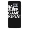 eat sleep game repeat Samsung Galaxy S7 Case