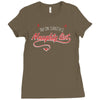 i'm on santa's naughty list Ladies Fitted T-Shirt