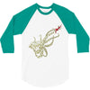 caution octopus&rsquo; may be larger than it appears 3/4 Sleeve Shirt