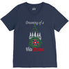 dreaming of a white christmas V-Neck Tee