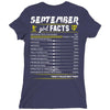September Girl Facts Virgo Ladies Fitted T-Shirt
