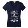 coffee &amp; contemplation Women's V-Neck T-Shirt
