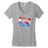 the captain Women's V-Neck T-Shirt