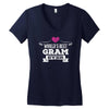 World's Best Gram Ever Women's V-Neck T-Shirt