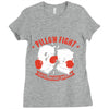 pillow fight, featherweight division Ladies Fitted T-Shirt