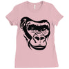 monkey face Ladies Fitted T-Shirt