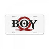 Boy License Plate