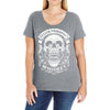 anarchy brand whiskey Ladies Curvy T-Shirt