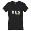 yes i know Women's V-Neck T-Shirt