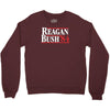 reagan bush '84 80's retro political party Crewneck Sweatshirt