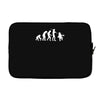 evolution of leprechaun funny irish ireland st patricks day us Laptop sleeve