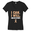 I Can I Will End Of The Story Women's V-Neck T-Shirt
