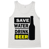 save water drink beer (2) Tank Top