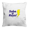 sabe a rayo Throw Pillow