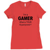 gamer baseball Ladies Fitted T-Shirt