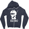 ninja big brother Zipper Hoodie