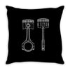 sketch of piston 2 Throw Pillow
